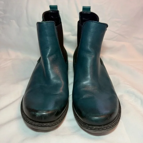 Remonte Teal Leather Ankle Boots - Picture 8 of 9